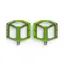 Acid Flat A3-ZP Pedals in Green