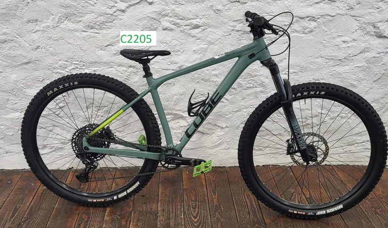 2022 Cube Reaction TM Mountain Bike in Green-9