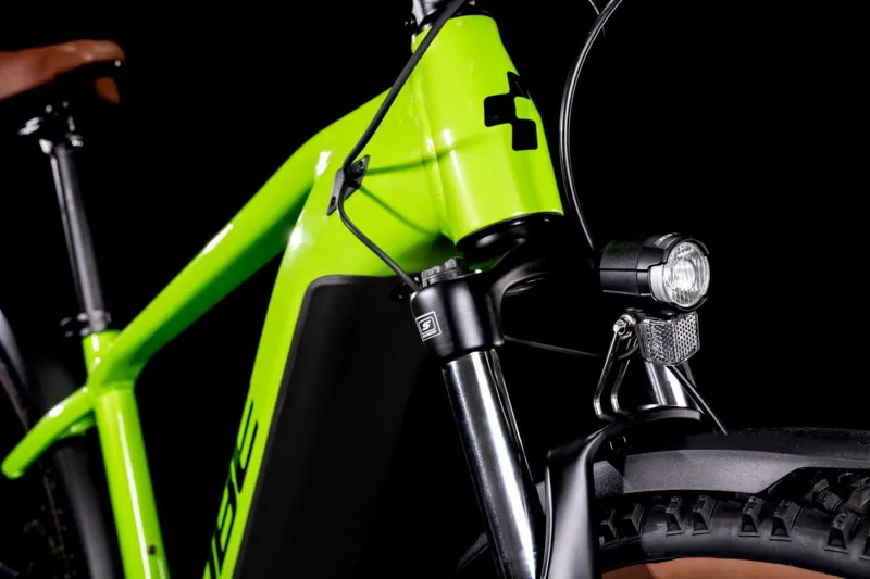 2022 Cube Reaction Hybrid Performance 625 Electric Mountain Bike Green-1