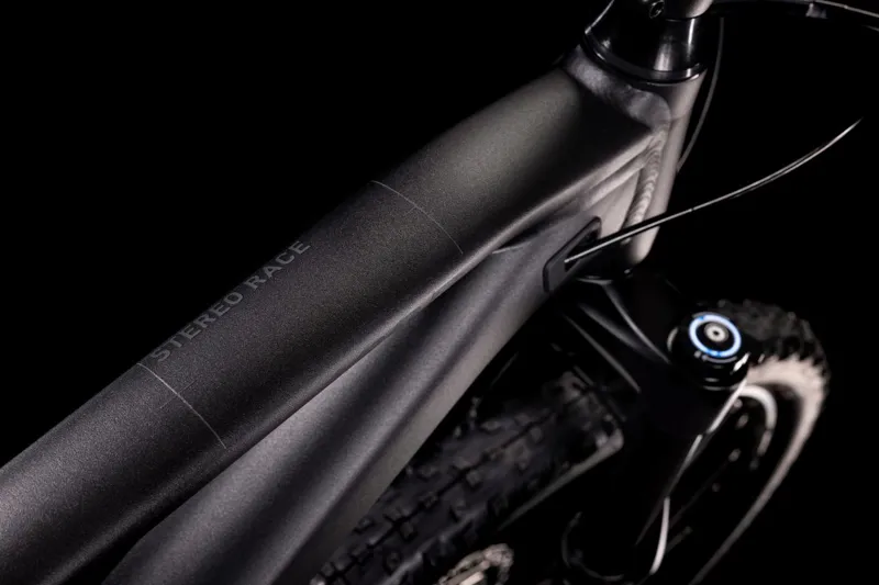 2022 Cube Stereo 120 Race Mountain Bike in Black Ex-Hire-4