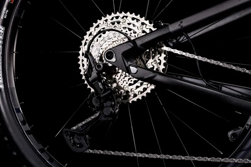 2022 Cube Stereo 120 Race Mountain Bike in Black Ex-Hire-1