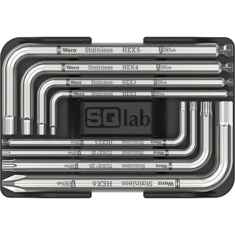 Sqlab SQ-Tool NINE Key Card Multitool in Black-1